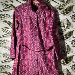 Vintage JL LANVIN Logo Paris NY Dress